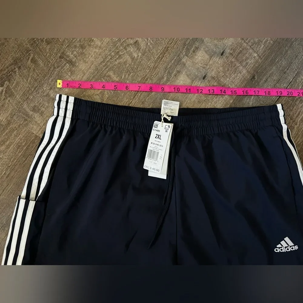 Adidas Men's 3-Stripe Chelsea Multisport Shorts-Size‎ 2XL